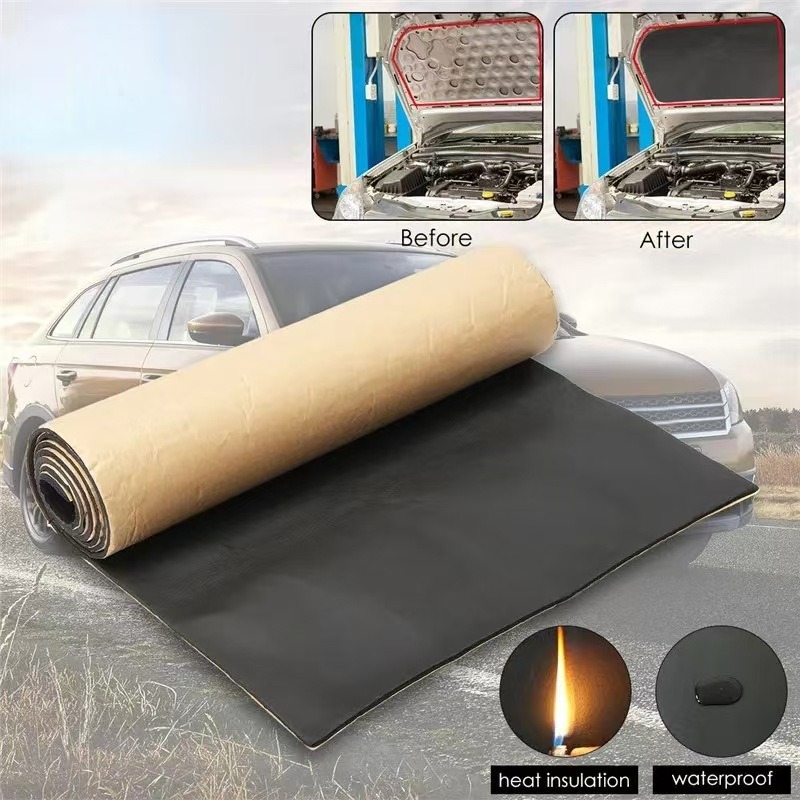Sound Dampening Foam - แผ่นกันเสียงรถยนต์ แผ่นโฟมปิดเซลล์กันความร้อน ลดเสียงรบกวน หนา 3/6/8/10 มม.