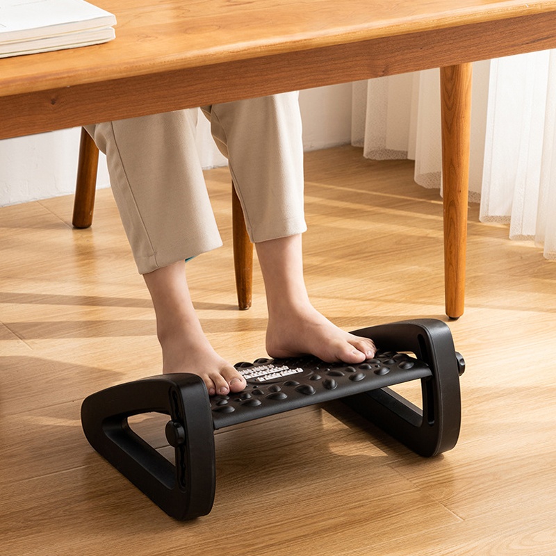 ที่วางเท้าแบบมีล้อเลื่อนพร้อมฟ - Footrest Under Desk บทวิจารณ์และราคา