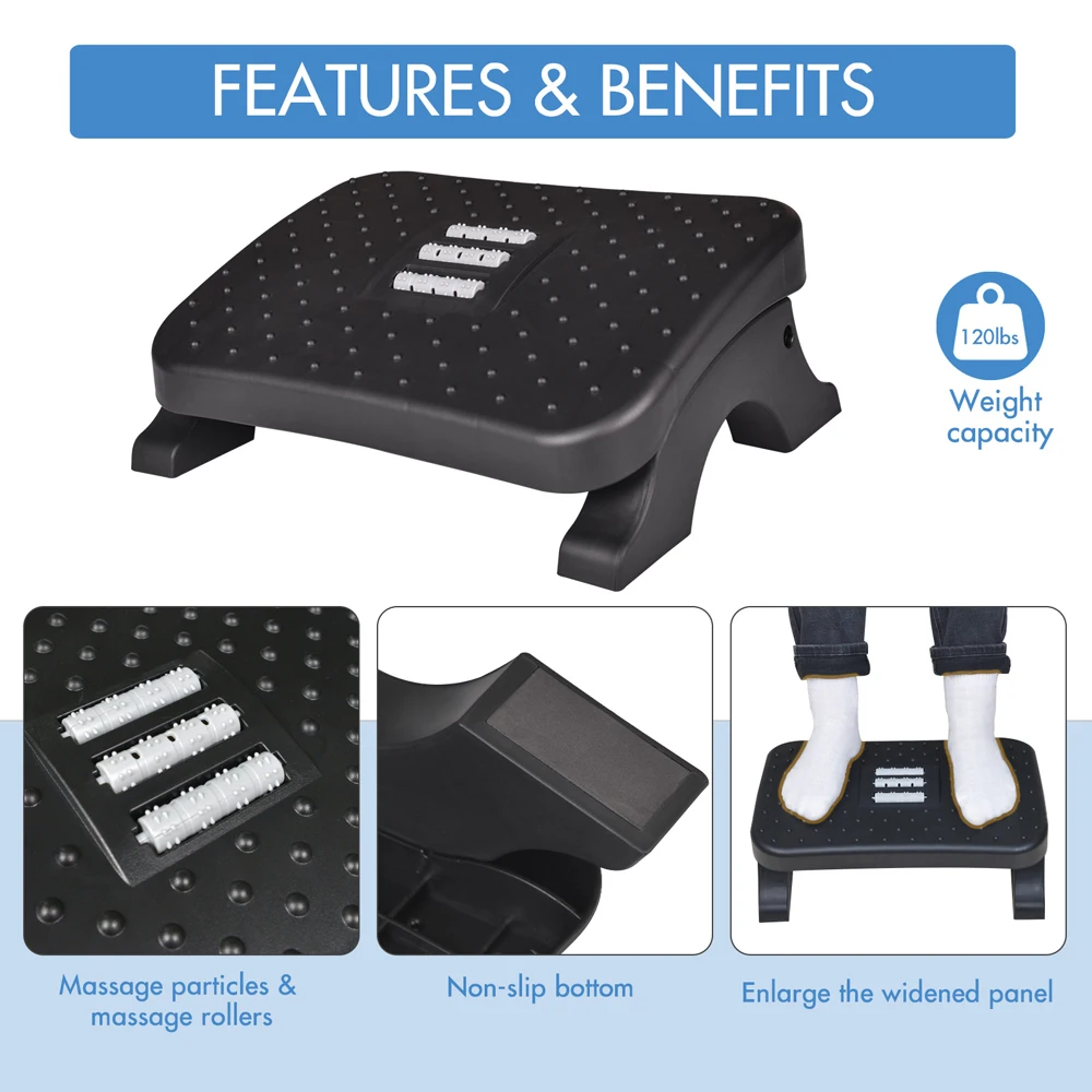 ที่วางเท้าใต้โต๊ะตามหลักสรีรศา - Footrest Under Desk บทวิจารณ์และราคา