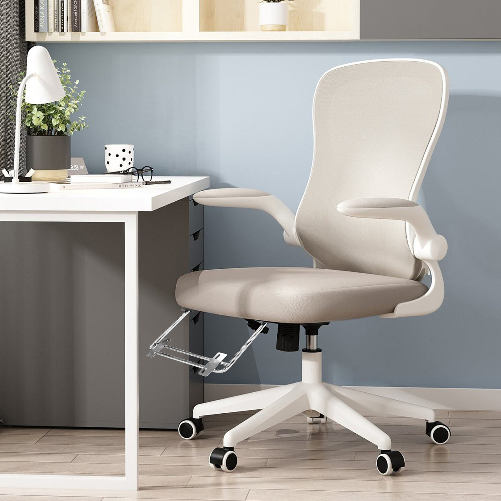 ที่พักเท้าปรับระดับได้แบบยืดหด - Footrest Under Desk บทวิจารณ์และราคา