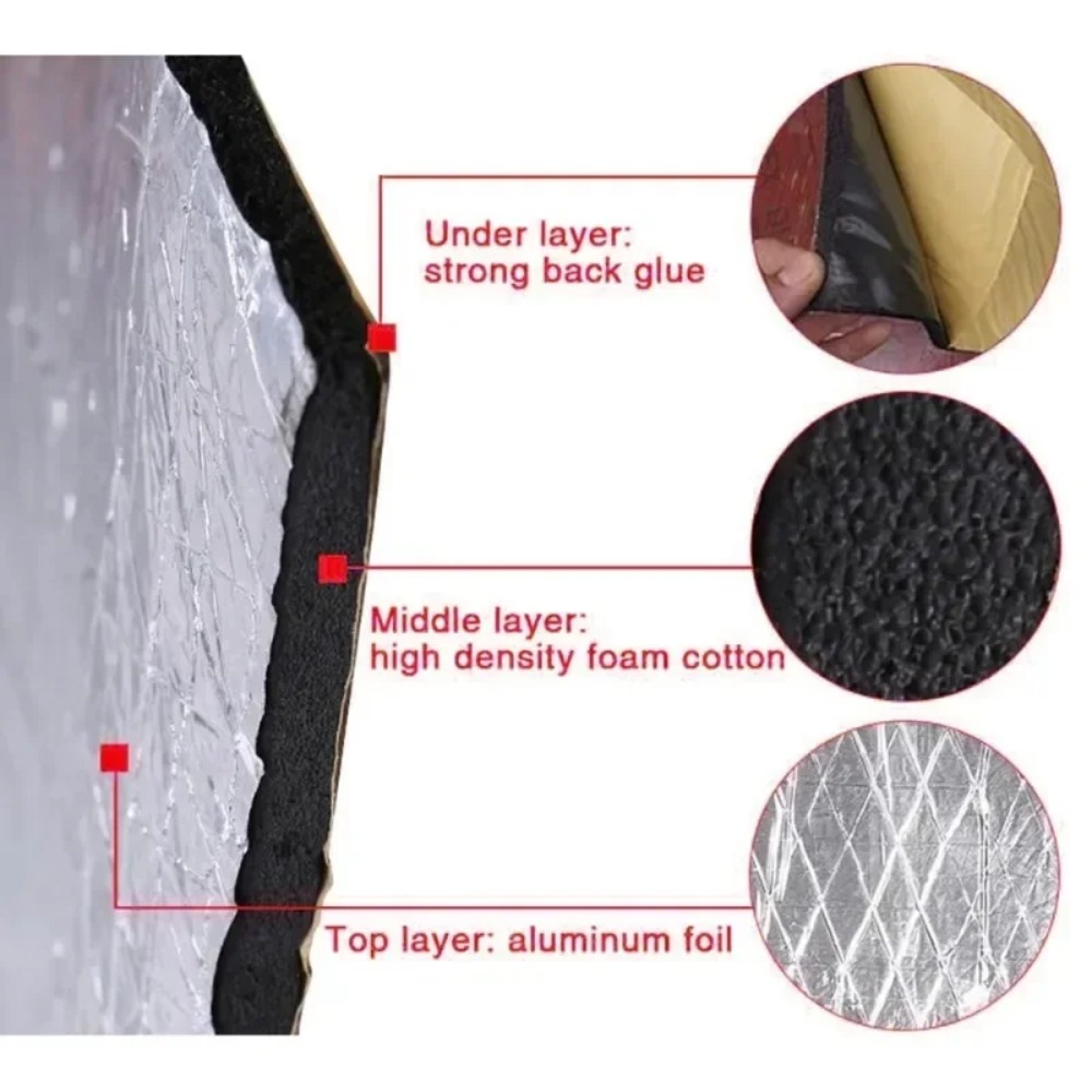 แผ่นกันเสียงรถยนต์หนาพิเศษ 20  - Sound Dampening Foam บทวิจารณ์และราคา
